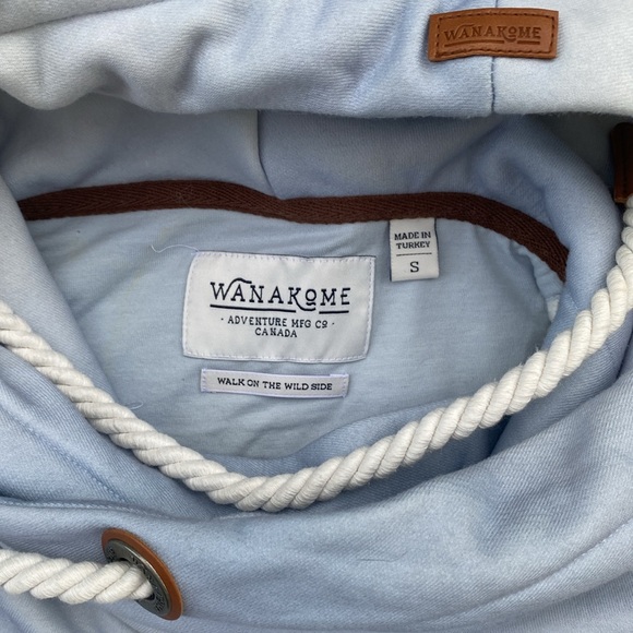 Wanakome Canada DIP DYE HOODIE blue  MIX - Picture 5 of 6